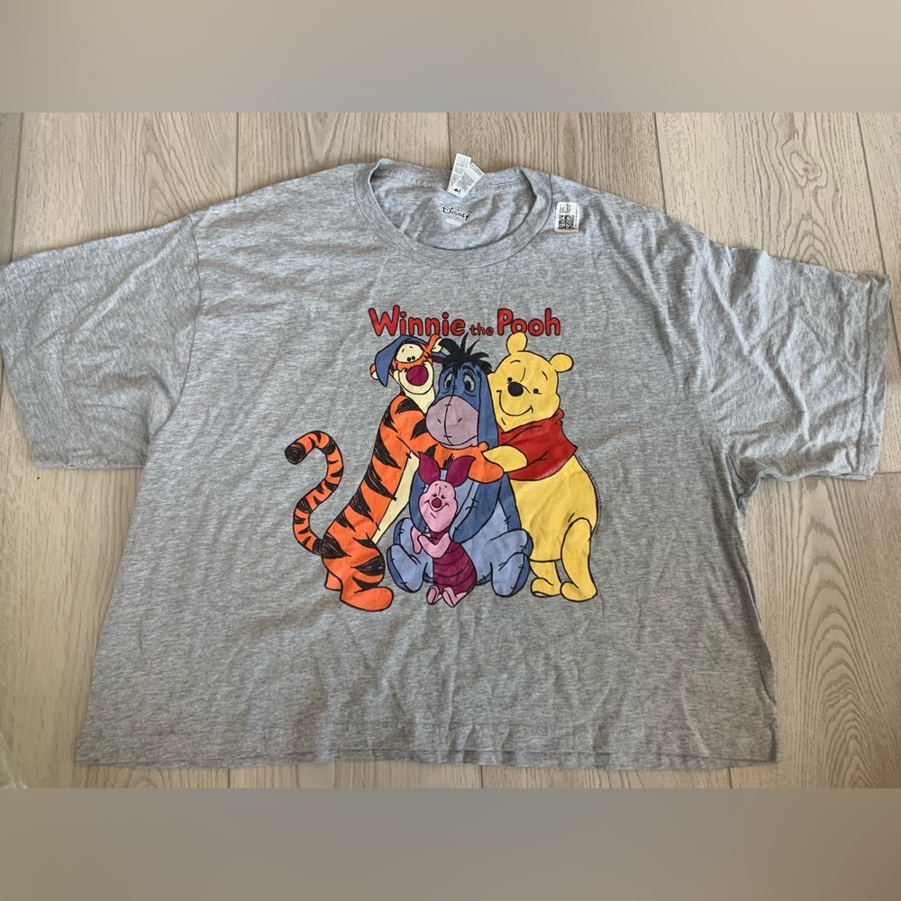 NWOT American Apparel Winnie the Pooh Fine Jersey Collection Tshirt 2XL Disney